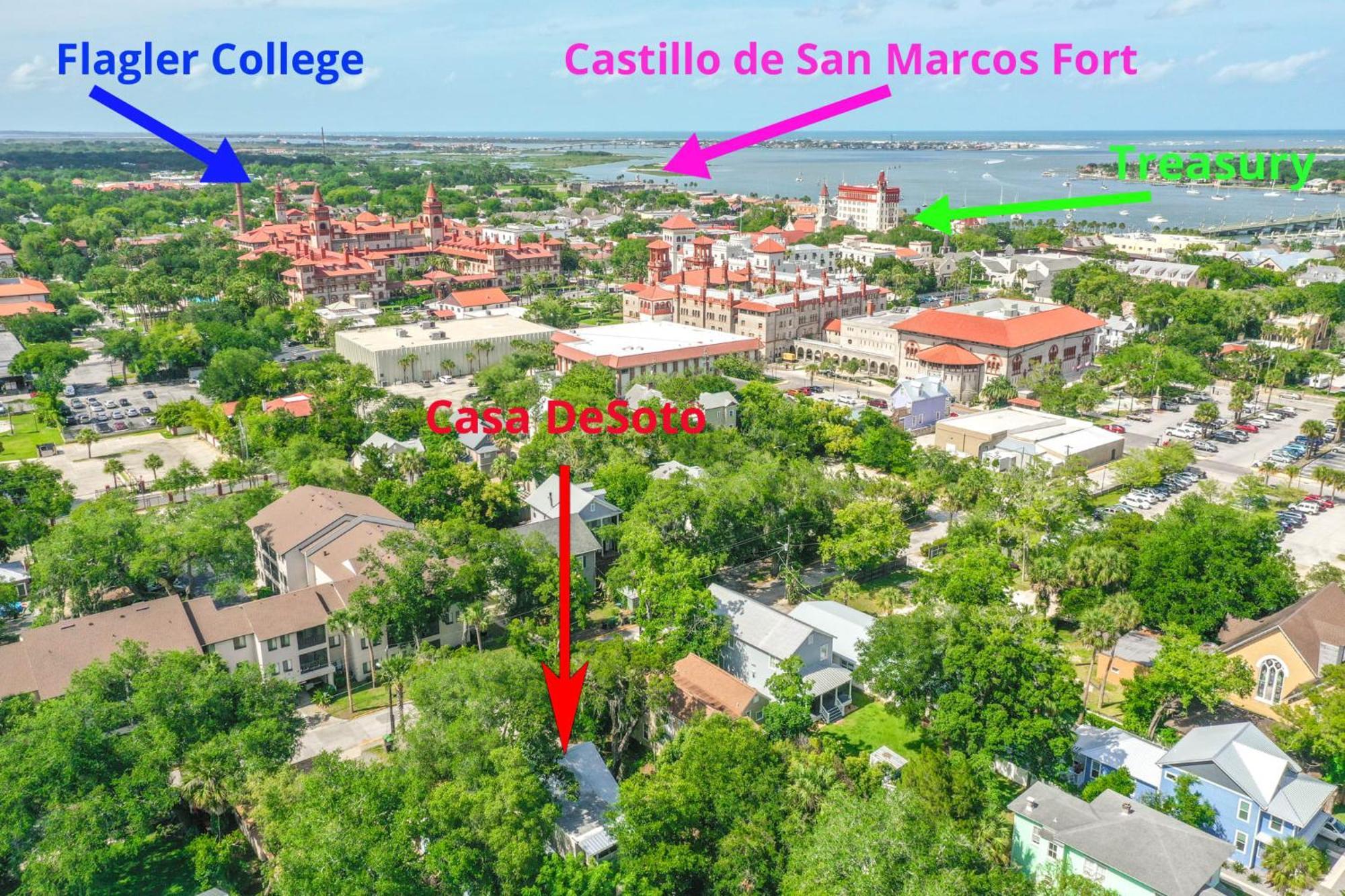 Casa Desoto - Luxury Downtown Oasis Villa เซนต์ออกัสติน ภายนอก รูปภาพ